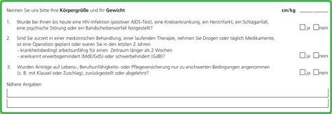Eine Berufsunfhigkeitsversicherung mit vereinfachten Gesundheitsfragen bietet der Volkswohl Bund bis 31.12.2014 an.